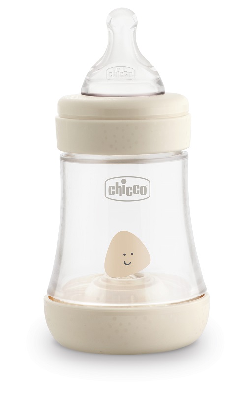 CHICCO BIBERON PERFECT 5 UNISEX 150 ML IN SILICONE 1 FORO - Pharmaleader