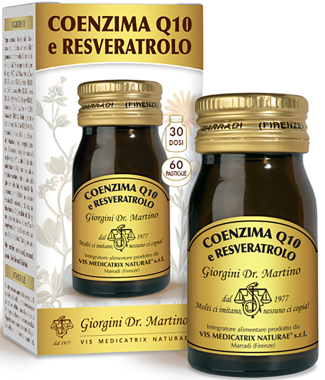 COENZIMA Q10 E RESVERATROLO 60 PASTIGLIE - Pharmaleader
