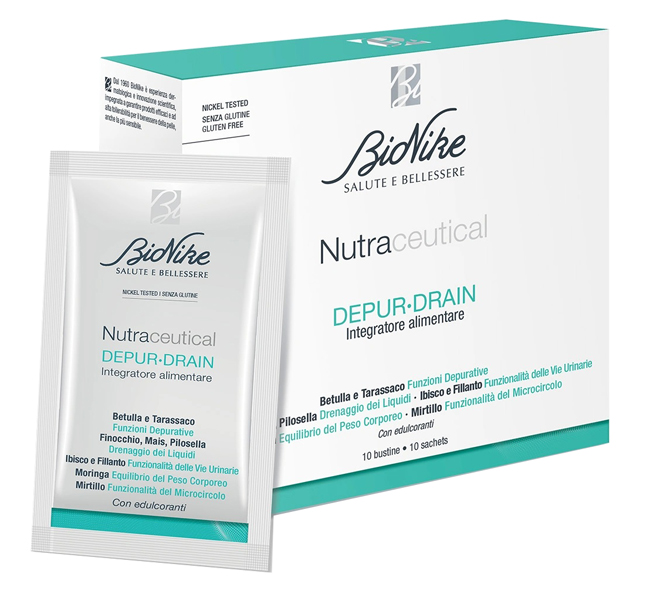 NUTRACEUTICAL DEPUR-DRAIN 10 BUSTINE - Pharmaleader