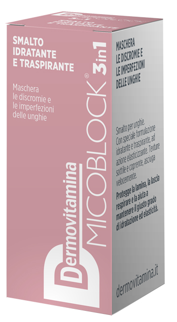 DERMOVITAMINA MICOBLOCK 3 IN 1 SMALTO IDRATANTE E TRASPIRANTE NUDE 5 ML - Pharmaleader