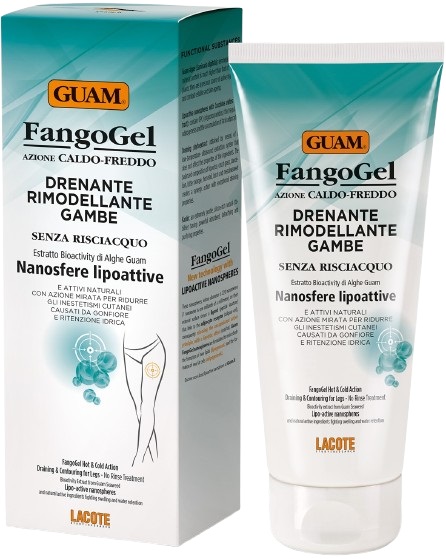 GUAM FANGOGEL DRENANTE RIMODELLANTE GAMBE 200 ML - Pharmaleader