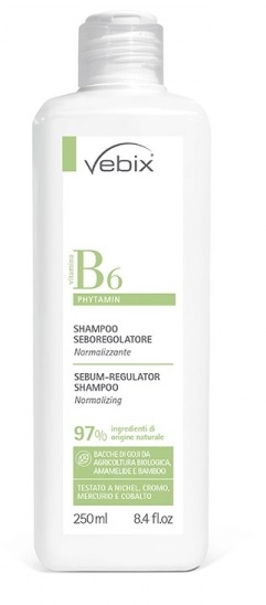 VEBIX PHYTAMIN SHAMPOO SEBOREGOLATORE NORMALIZZANTE 250 ML - Pharmaleader