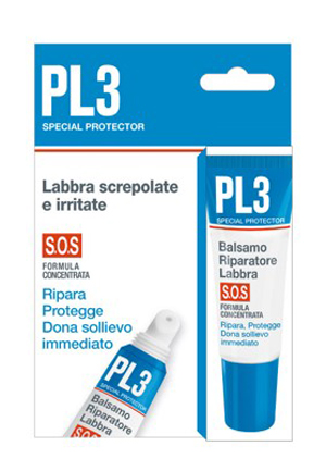 PL3 BALSAMO RIPARATORE LABBRA SOS CON ASTUCCIO 7,5 ML - Pharmaleader