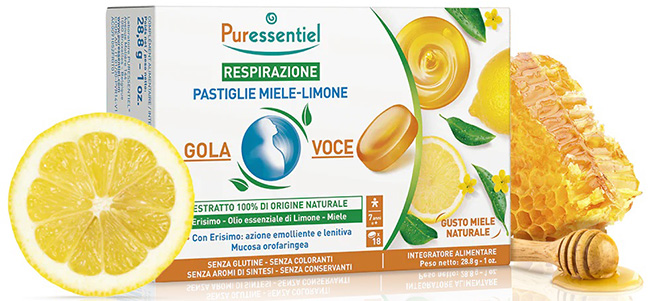PURESS PASTIGLIE GOLA VOCE MIELE LIMONE 28,8 G - Pharmaleader