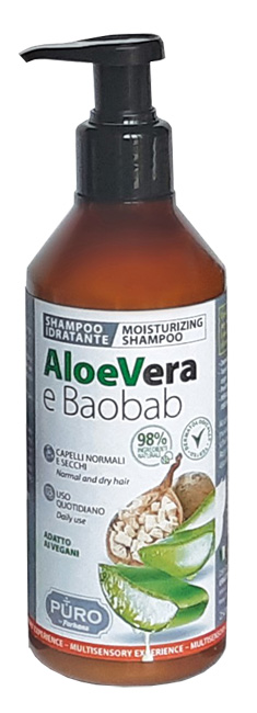 PURO SHAMPOO ALOE E BAOBAB 250 ML - Pharmaleader