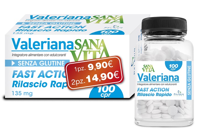 SANAVITA VALERIANA 100 COMPRESSE - Pharmaleader