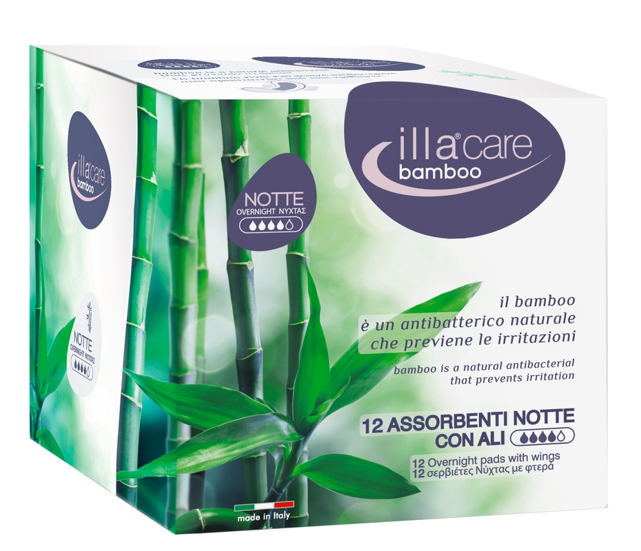 ILLA CARE BAMBOO ASSORBENTE NOTTE 12 PEZZI - Pharmaleader