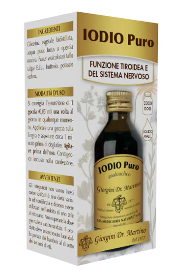 IODIO PURO ANALCOLICO 100 ML - Pharmaleader