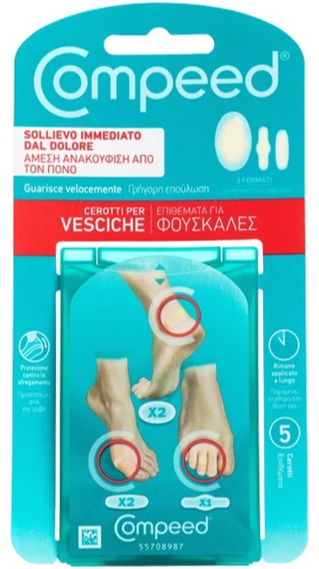 COMPEED CEROTTI PER VESCICHE MISTO 5 PEZZI - Pharmaleader