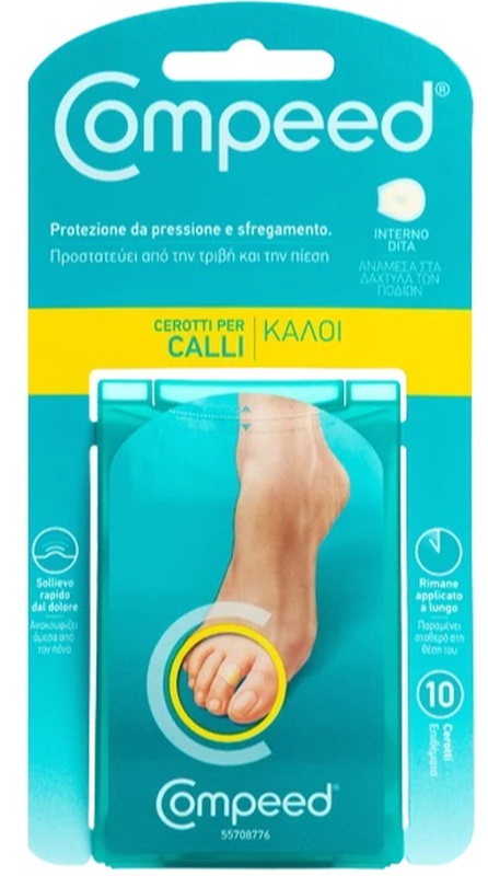 COMPEED CEROTTI PER CALLI INTERNO DITA 10 PEZZI - Pharmaleader
