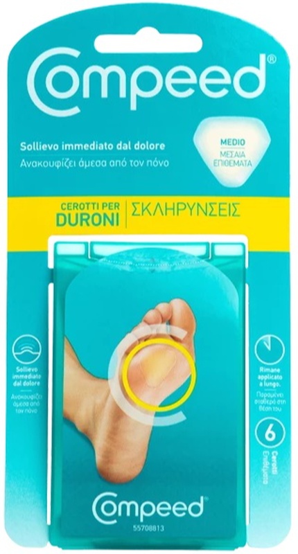 COMPEED CEROTTI PER DURONI MEDIO 6 PEZZI - Pharmaleader