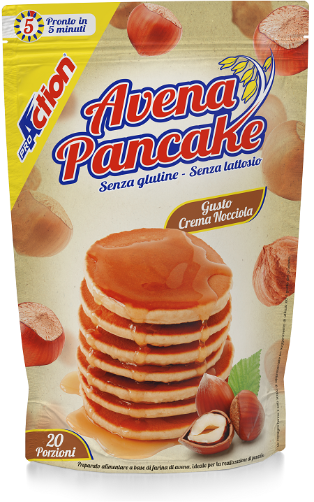 PROACTION AVENA PANCAKE CREMA DI NOCCIOLE 1000 G - Pharmaleader