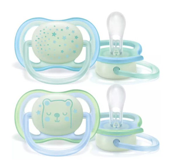 AVENT SUCCHIETTO ULTRA AIR NIGHT 0-6 MESI 2 PEZZI - Pharmaleader