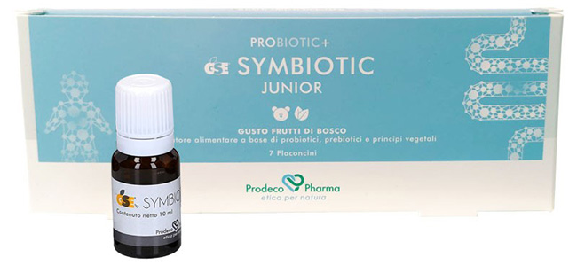 PROBIOTIC+ GSE SYMBYOTIC JUNIOR FRUTTI DI BOSCO 7 FLACONCINI - Pharmaleader