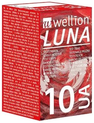 WELLION STRISCE PER LA DETERMINAZIONE DELL'ACIDO URICO 10 PEZZI - Pharmaleader