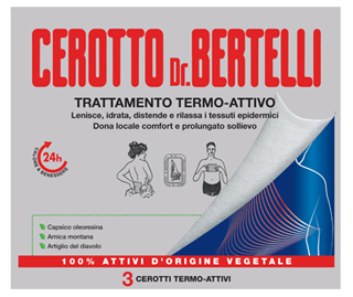 DR BERTELLI CEROTTO TERMO-ATTIVO 3 PEZZI - Pharmaleader