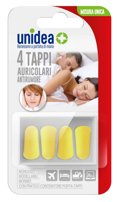UNIDEA TAPPI AURICOLARI 4 PEZZI - Pharmaleader