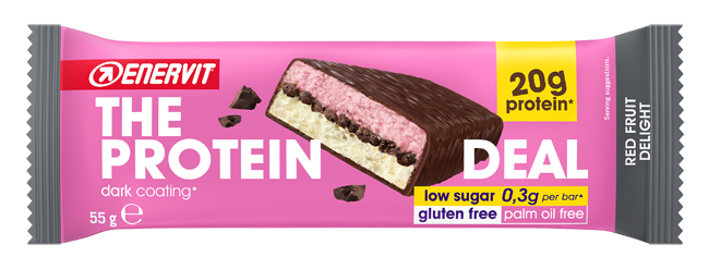 ENERVIT PROT DEAL BAR 55 G RED FRUIT - Pharmaleader