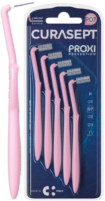CURASEPT PROXI ANGLE P07 ROSA/PINK 5 PEZZI - Pharmaleader