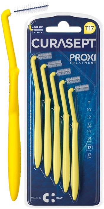 CURASEPT PROXI ANGLE T17 GIALLO/YELLOW 5 PEZZI - Pharmaleader