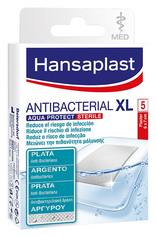 HANSAPLAST AQUA PROTECT EXTRA LARGE SILVER 5 PEZZI - Pharmaleader