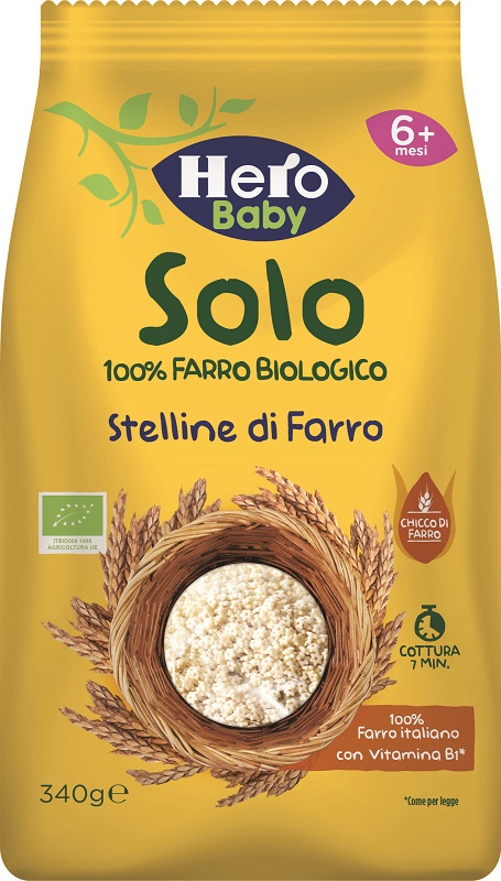 HERO SOLO PASTINA DI FARRO 100% BIO 340 G - Pharmaleader