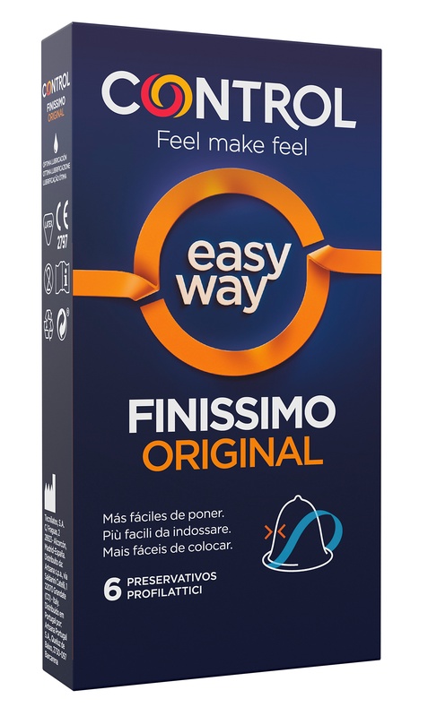 PROFILATTICO CONTROL EASY WAY FINISSIMO ORIGINAL 6 PEZZI - Pharmaleader