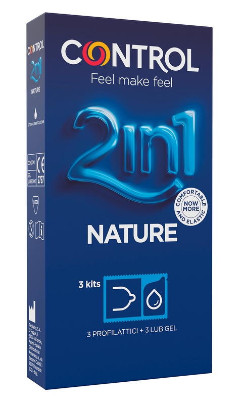 CONTROL 2IN1 NATURE 2,0 + NATURE LUBE 3+ 3 PEZZI - Pharmaleader