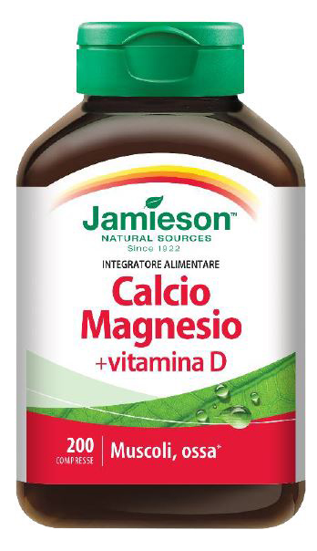 JAMIESON CALCIO MAGNESIO CON VITAMINA D 200 COMPRESSE - Pharmaleader