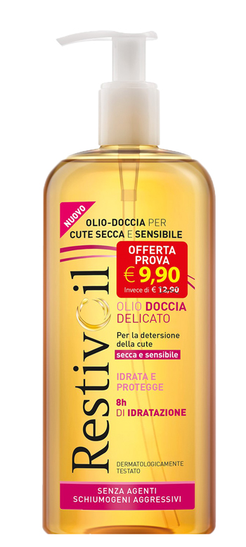 RESTIVOIL OLIO DOCCIA DELICATO 400 ML TAGLIO PREZZO  - Pharmaleader