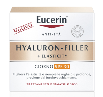 EUCERIN HYALURON-FILLER + ELASTICITY CREMA GIORNO SPF30 50 ML - Pharmaleader