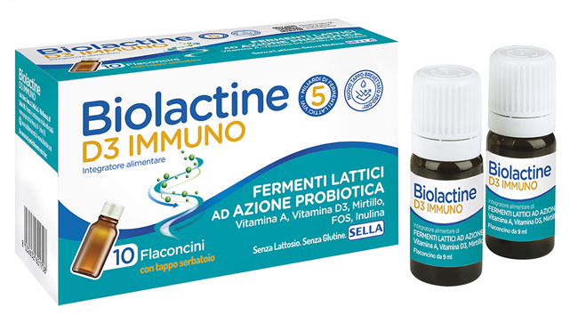 BIOLACTINE D3 IMMUNO 10 FLACONCINI - Pharmaleader