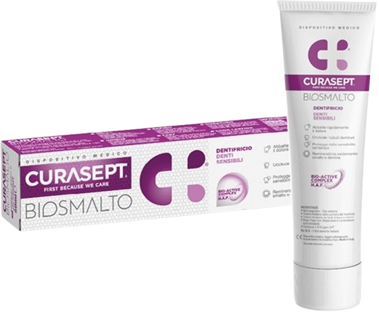 CURASEPT BIOSMALTO DENTIFRICIO DENTI SENSIBILI 75 ML - Pharmaleader