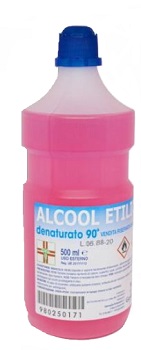 ALCOOL ETILICO DENATURATO 500 ML - Pharmaleader