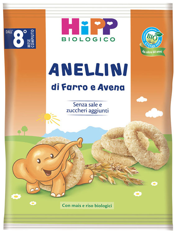 HIPP BIO ANELLINI FARRO AVENA 30 G - Pharmaleader