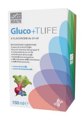 GLUCO+TLIFE 6 FLACONCINI X 25 ML - Pharmaleader