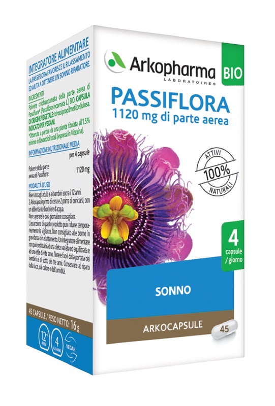 ARKO CAPSULE PASSIFLORA 45 CAPSULE BIO - Pharmaleader