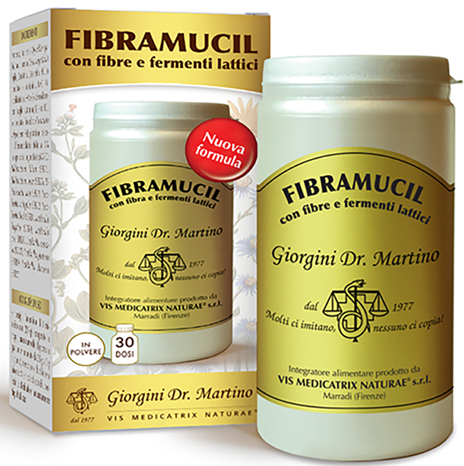 FIBRAMUCIL CON FIBRE E FERMENTI LATTICI POLVERE 120 G - Pharmaleader