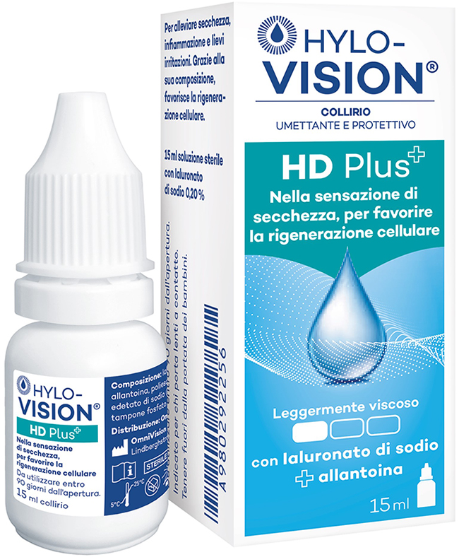 HYLOVISION HD PLUS COLLIRIO UMETTANTE E PROTETTIVO 15 ML - Pharmaleader