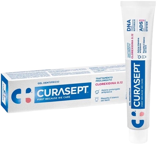 CURASEPT DENTIFRICIO 0,12 75 ML ADS+DNA - Pharmaleader
