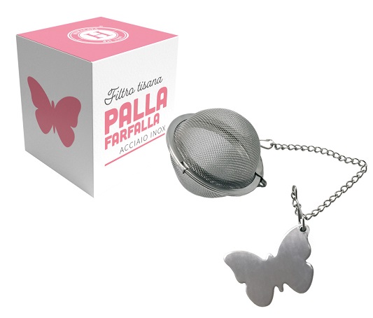 HIMALAYA FILTRO TISANA PALLA FARFALLA IN ACCIAIO INOX - Pharmaleader