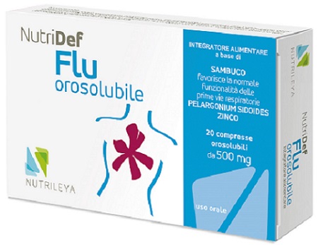 NUTRIDEF FLU OROSOLUBILE 20 COMPRESSE - Pharmaleader