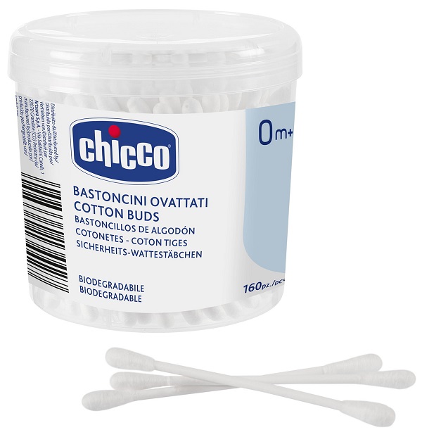 CHICCO BASTONCINI COTONATI 160 PEZZI - Pharmaleader