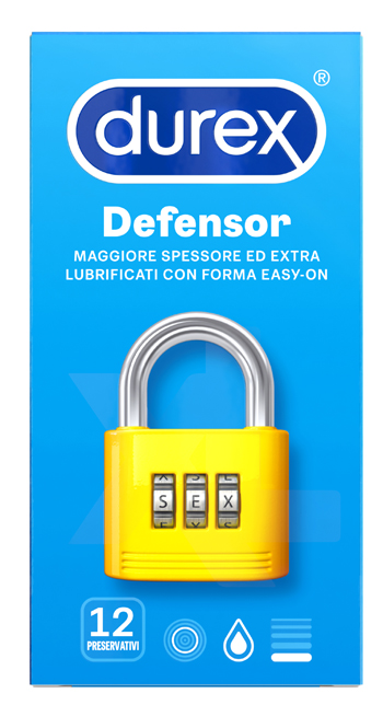 PROFILATTICO DUREX DEFENSOR 12 PEZZI - Pharmaleader