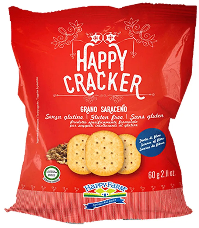 HAPPY FARM CRACKER GRANO SARACENO 60 G - Pharmaleader