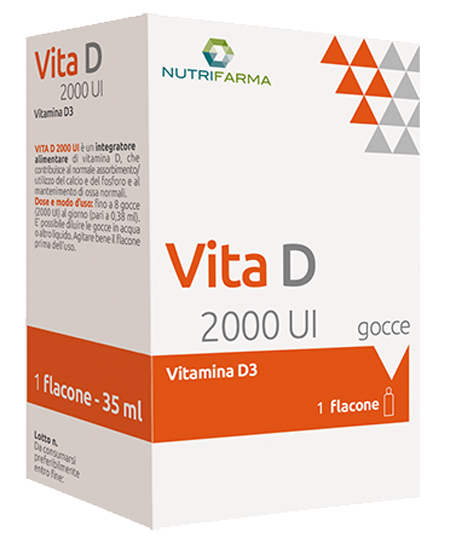 VITA D 2000UI GOCCE 35 ML - Pharmaleader