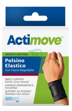 ACTIMOVE SPORTS EDITION POLSINO ELASTICO CON FASCIA REGOLABILE UNIVERSALE - Pharmaleader