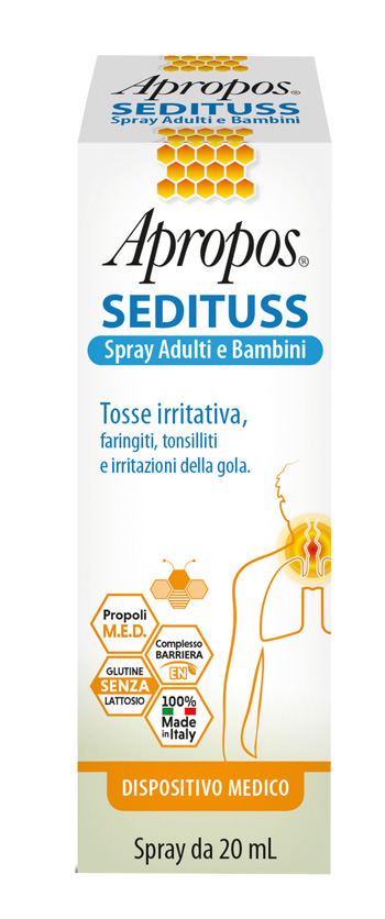 APROPOS SEDITUSS SPRAY ADULTI/BAMBINI 20 ML - Pharmaleader