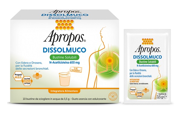 APROPOS DISSOLMUCO 10 BUSTINE SOLUBILI - Pharmaleader