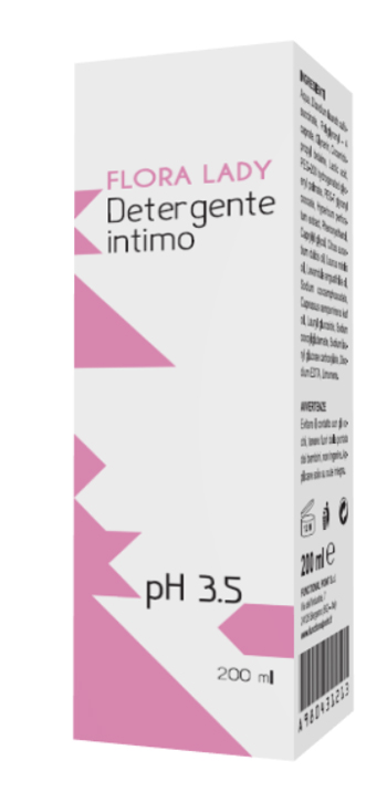 FLORA LADY DETERGENTE INTIMO PH 3,5 200 ML - Pharmaleader